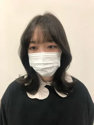 ミディアム ❤︎︎韓国ヘア❤︎︎ 𝑺𝒉𝒊𝒉𝒐のヘアスタイル