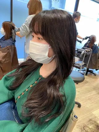 ロング 韓国トレンドヘア しゅーやのヘアスタイル