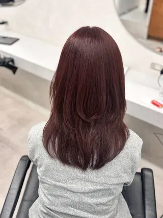 ミディアム カラー ‪🔆‬ハイトーン ‪🔆‬AYAKAのヘアスタイル