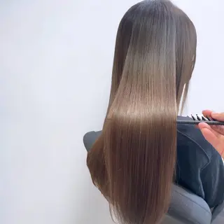ロング 縮毛矯正/髪質改善 コヤマのヘアスタイル