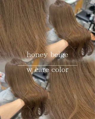 ロング カラー 宮本 優のヘアスタイル