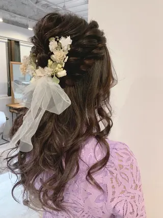 ロング ヘアアレンジ 韓国hair🦋 Nanaのヘアスタイル