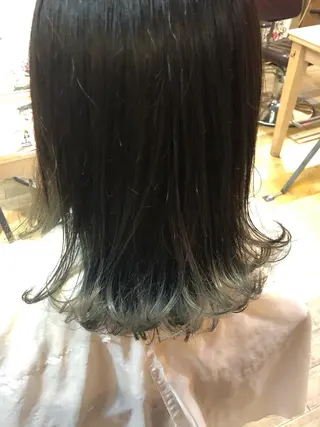 ミディアム カラー 玉邑 美菜のヘアスタイル
