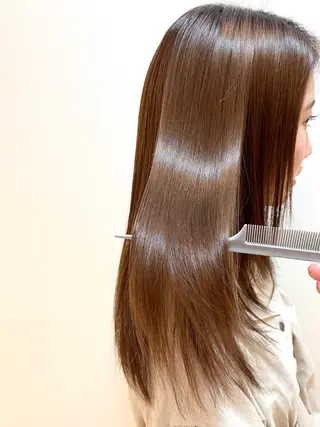 セミロング 🌈髪質改善/縮毛矯 正特化🌈鈴木一寿のヘアスタイル