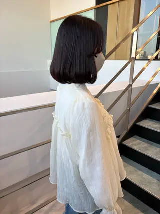 ミディアム カラー mao | 柔らか艶カラー🫧のヘアスタイル