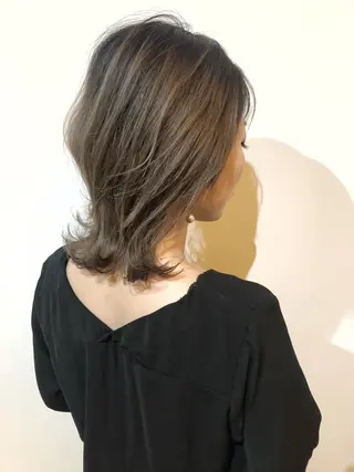 ミディアム reverie【レヴリー】所属・夜23時まで予約🉑 reverieあきらのヘアスタイル