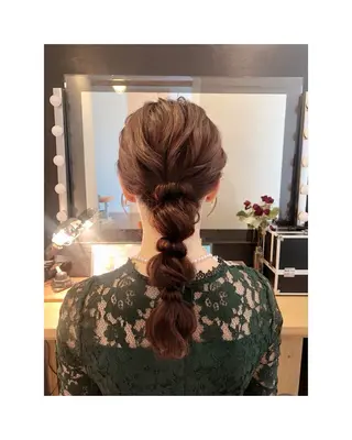 ロング 札幌円山ヘアメイク/ バーガスのヘアスタイル