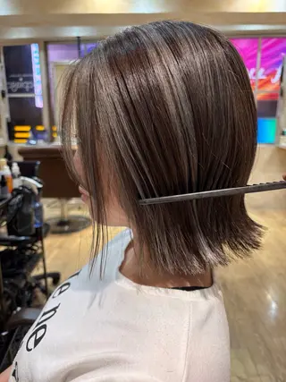 ミディアム カラー Keita 白髪ぼかしのヘアスタイル