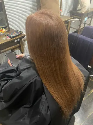 ロング カラー パーマモデル募集中 渥美翔人のヘアスタイル