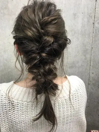 ロング カラー ヘアアレンジ Satsuki ✂︎♡のヘアスタイル