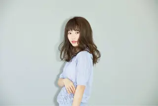 ミディアム カラー 【似合わせカット】 松尾一気のヘアスタイル