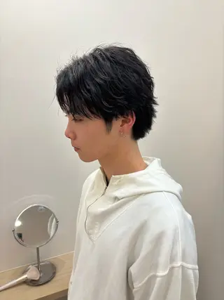 メンズ とき/髪質改善/透明 感カラー☘️のヘアスタイル