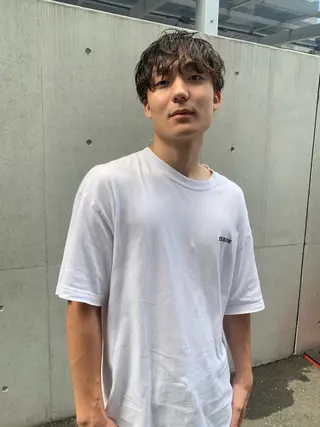 パーマ メンズ 佐藤大翔🌐縮毛矯正 🌐メンズパーマのヘアスタイル