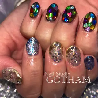 ネイル 高円寺駅からすぐ🌈 ネイルGOTHAMのネイルデザイン