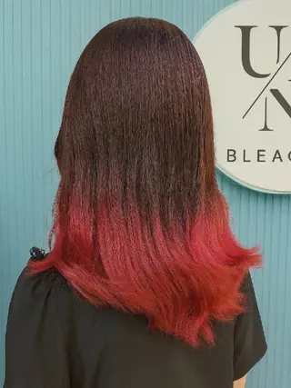 カラー ロング 髪質改善＆白髪ぼかし カラー♡店長みやけ♡のヘアスタイル