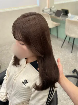 セミロング 🎀透明感カラー shizuka🎀のヘアスタイル