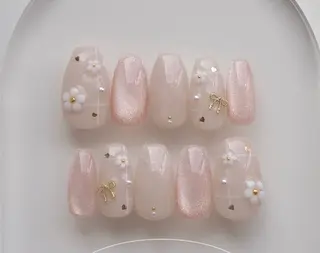 ネイル あや✨🌸長さだし カワイイ系ピンク専門のネイルデザイン