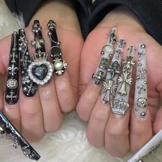 ロング Rin Nail 新大久保店のネイルデザイン