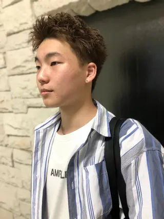 カラー ヘアアレンジ メンズ メンズ特化✂️栗原 侑也のヘアスタイル