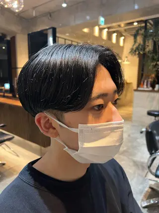 ショート パーマ メンズ 波巻きスパイラルパー マ/シャドウパーマ駿のヘアスタイル