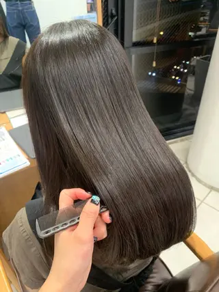 セミロング ボブ 西宮北口/みなみのヘアスタイル