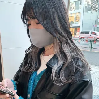 ロング カラー なかの たくみのヘアスタイル