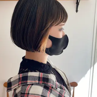 ショート ショート& パーマ　坂本のヘアスタイル