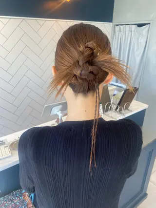 ロング ヘアアレンジ 久保田 茜のヘアスタイル