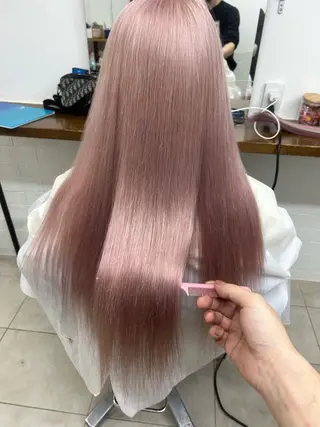 カラー ダブルスキルエクステ /羽エクステ白石宇由のヘアスタイル