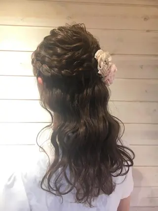 ロング ヘアアレンジ 野崎 ひかりのヘアスタイル