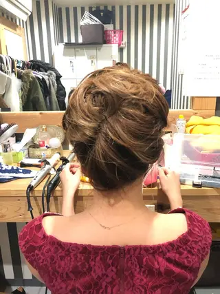 ロング ヘアアレンジ 田中 佐枝子のヘアスタイル