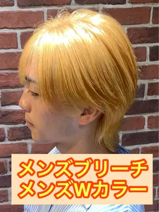ショート カラー メンズ メンズパーマ&メンズ 縮毛矯正/平野/渋谷のヘアスタイル