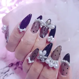 ネイル 梅田🦄中崎町🩵 u n o 0 1のネイルデザイン