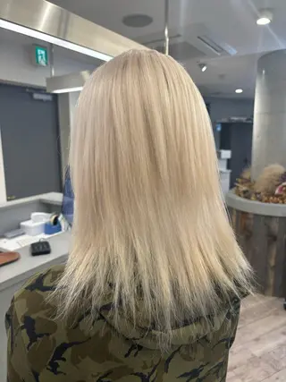 カラー 韓国ハイトーンカラー kana♡のヘアスタイル