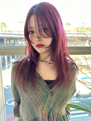 ロング カラー kako　ショート ボブのヘアスタイル