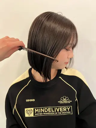 ミディアム カラー 三谷はるな /名古屋/本山のヘアスタイル