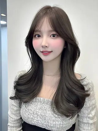 ロング 🎀透明感カラー/ yuka🎀のヘアスタイル