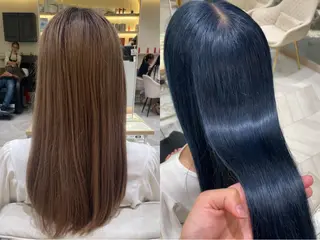 カラー 透明感カラー/ 縮毛矯正/ユイ☆彡のヘアスタイル