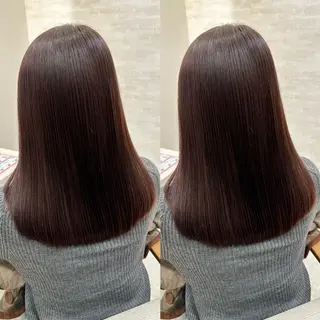 ミディアム 髪質改善&ヘアケア 永山若奈のヘアスタイル