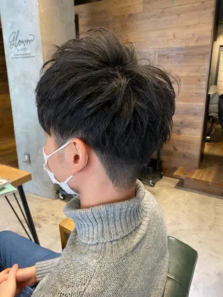 ショート glowm店長 加藤翔太のヘアスタイル
