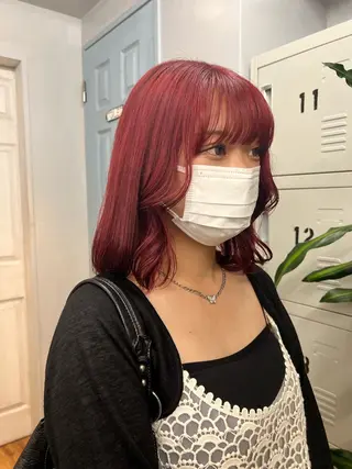 ミディアム カラー 周りと差のつくハイト ーン🥣AZUKIのヘアスタイル