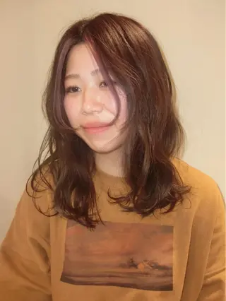 セミロング カットモデル募集🤍 🐇anzuのヘアスタイル