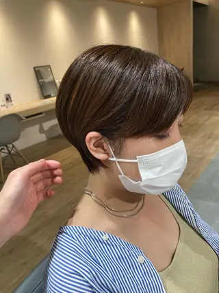 ショート SCENEbyRAD helmのヘアスタイル
