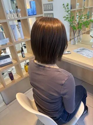 ミディアム カラー 💈メンズパーマ カラー💈momoのヘアスタイル