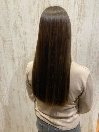 ロング カラー 山中 パトリシアのヘアスタイル