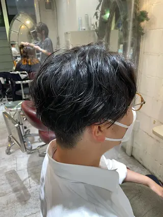 ショート パーマ メンズ特化❤️‍🔥 みやぎのヘアスタイル