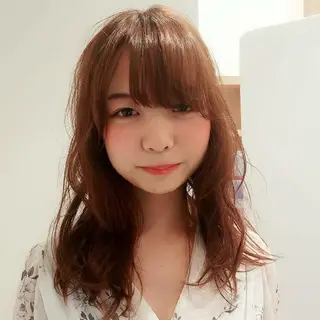 セミロング カラー パーマ kato takashiのヘアスタイル
