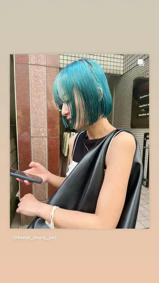 ショート カラー 🌿ショート🌿 パーマ🌿淳平のヘアスタイル