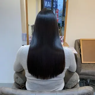 ロング 丸山 真菜のヘアスタイル