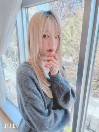 セミロング 鈴木 拓馬のヘアスタイル